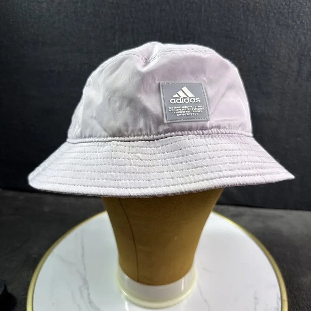 Adidas Foldable Bucket Hat Women's One Size Violet Silver Dawn Aeroready